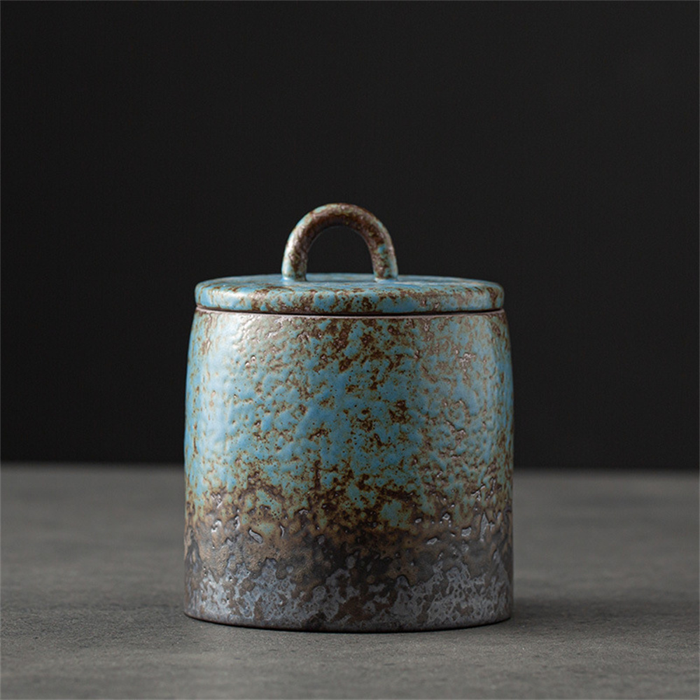 Food Storage With Dividers - 세라믹 차 캐디 봉인 된 항아리