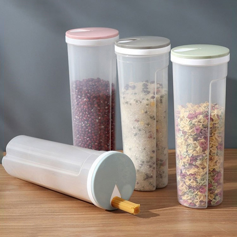 Food Storage With Dividers - 식품 등급 플라스틱 국수 보관 용기