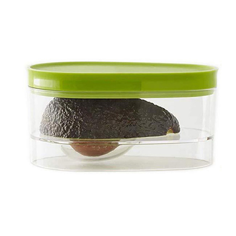 Food Storage With Dividers - 아보카도 식품 보관함 공간 절약형 플라스틱