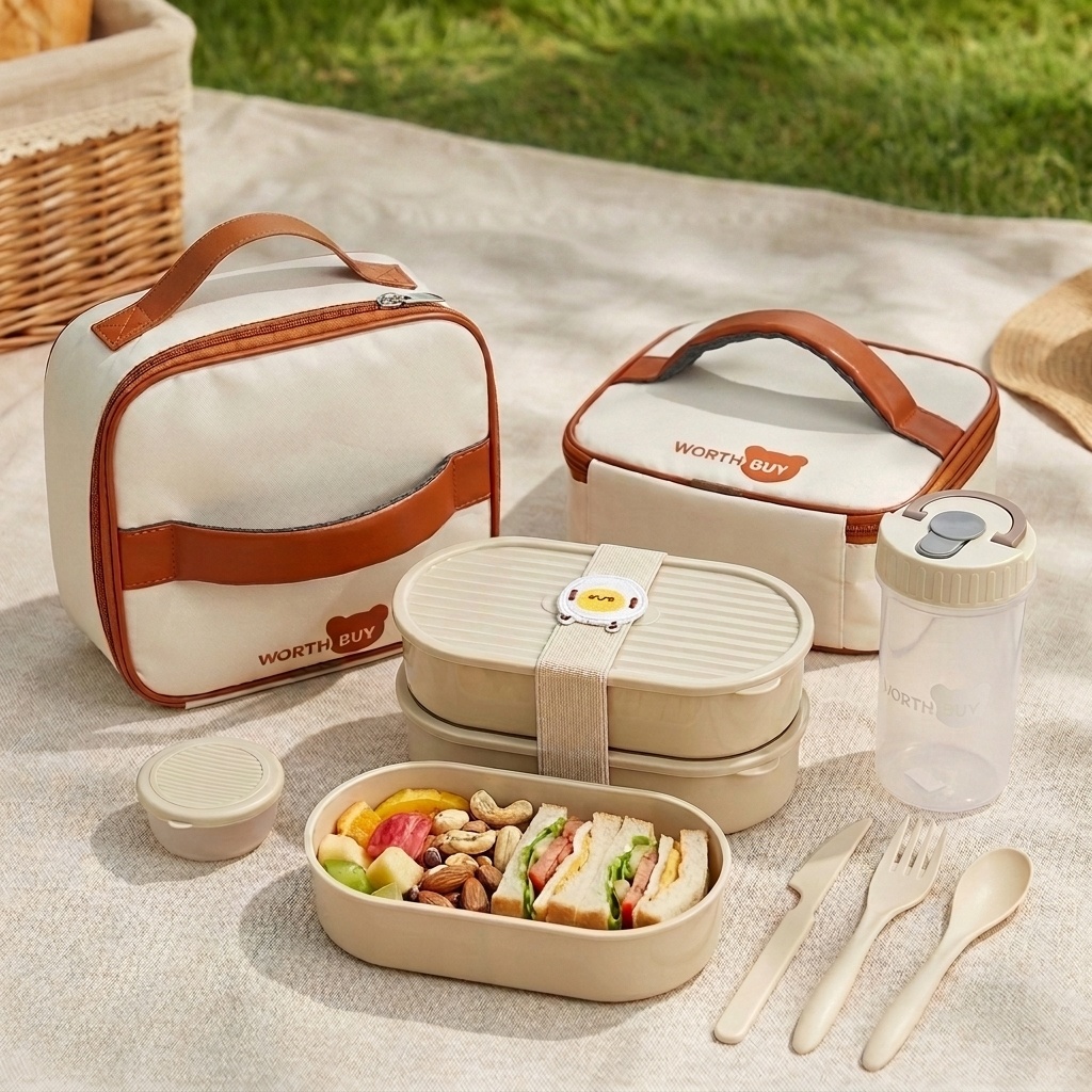 Food Storage Oven Safe - 2개 세트 재사용 가능한 플라스틱 도시락통,