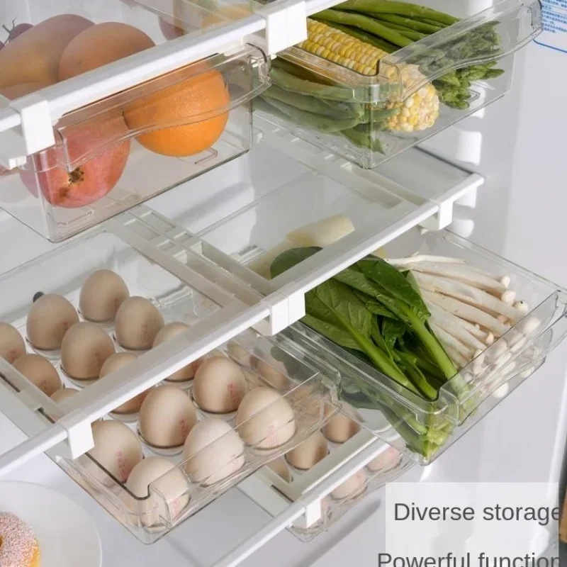 걸이형 냉장고 서랍 정리함, 주방 과일 및 채소 보관용 - Food Storage With Dividers 리뷰 및 가격
