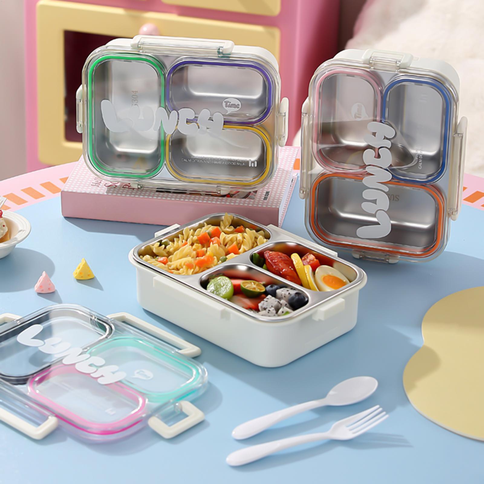스테인리스 스틸 도시락통, 분리형, 누수 방지, 학생  - Food Storage With Dividers 리뷰 및 가격