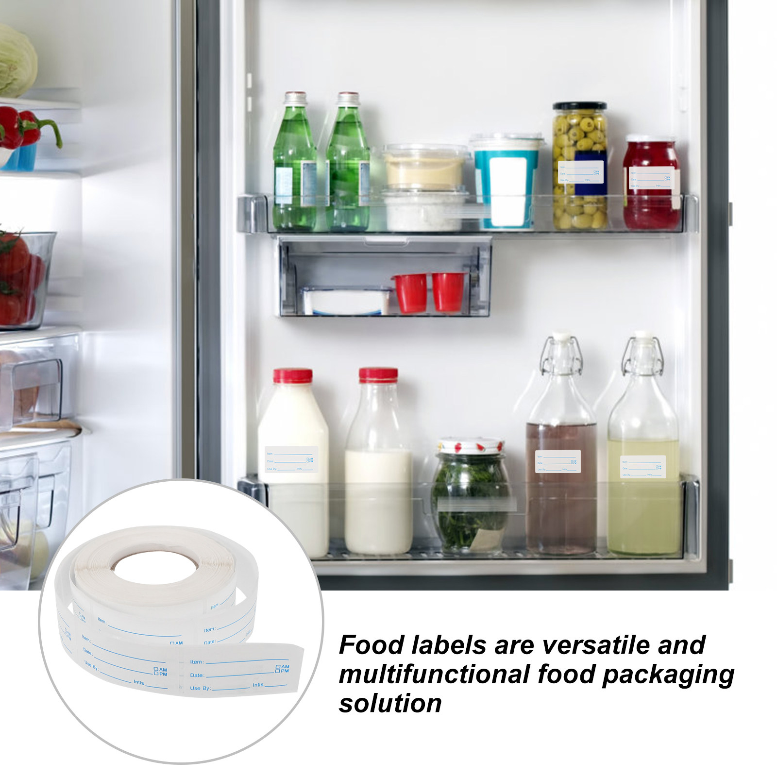 1. 롤 형태의 유통기한 스티커, 식품 라벨, 용기 라 - Food Storage Labels 리뷰 및 가격