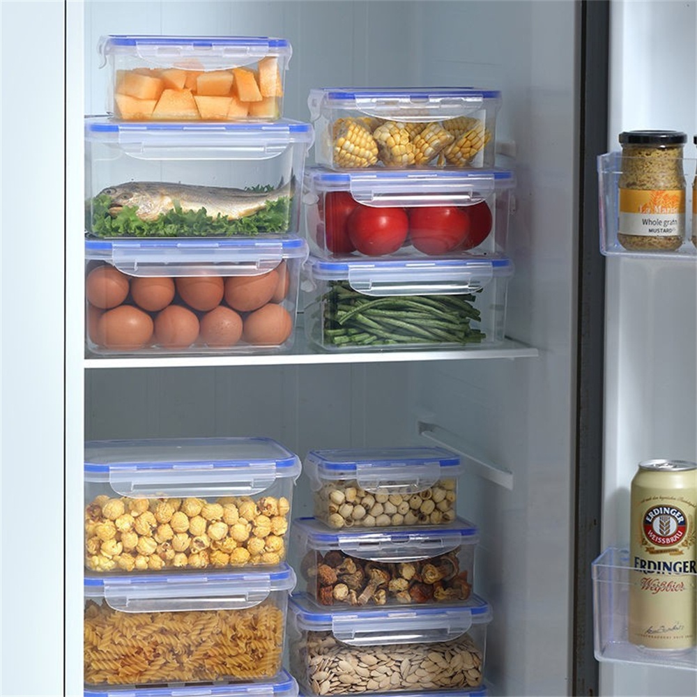 1/4팩 식품 보관 용기 투명 주방 정리함 뚜껑 포함  - Food Storage Oven Safe 리뷰 및 가격