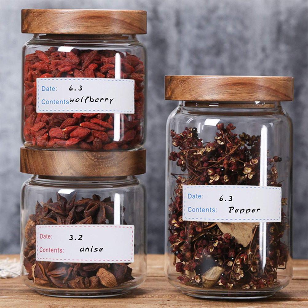 냉장고, 냉동실, 보관 용기, 향신료 병 등에 부착하여 - Food Storage Labels 리뷰 및 가격