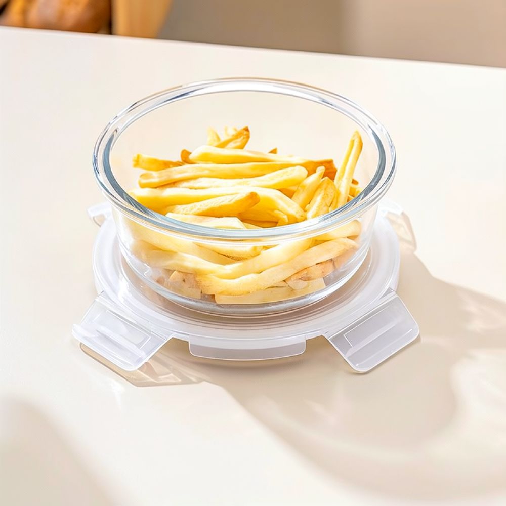 전자레인지 사용이 가능한 유리 소재의 도시락통, 칸막이 - Food Storage With Dividers 리뷰 및 가격
