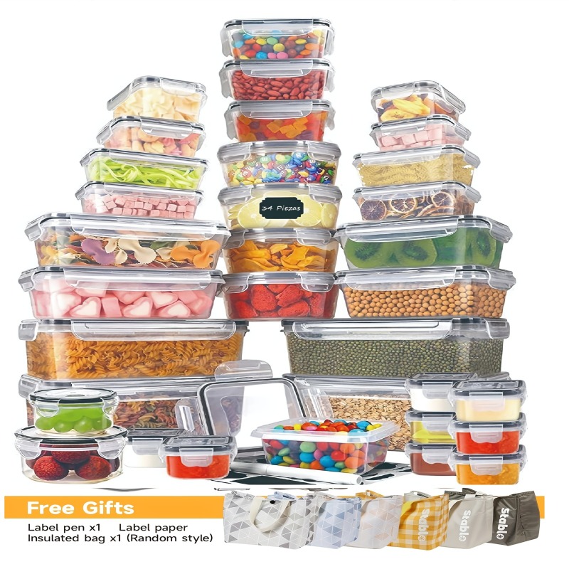 48개 BPA 프리 식품 보관 세트 – 주방, 식료품  - Food Storage Meals 리뷰 및 가격