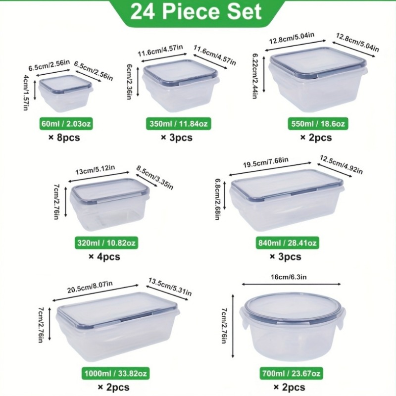 48개 BPA 프리 식품 보관 세트 – 주방, 식료품  - Food Storage Meals 리뷰 및 가격